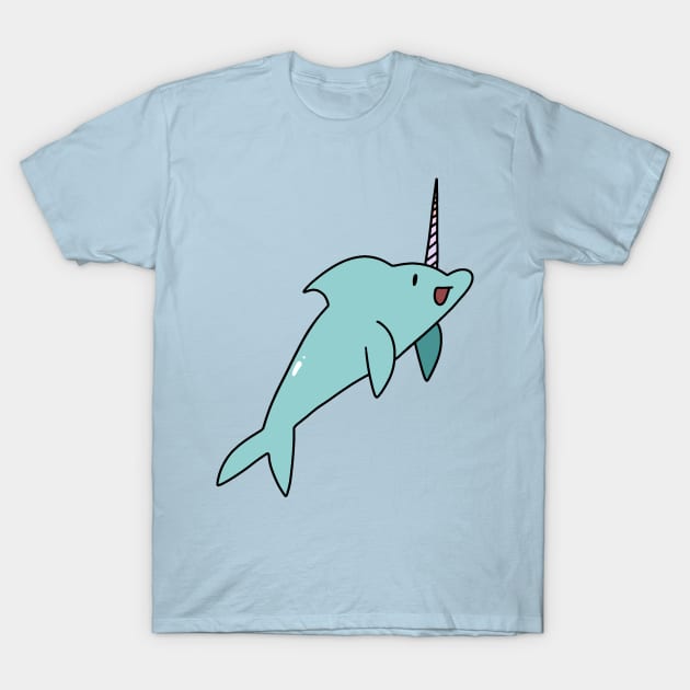 Unicorn Dolphin T-Shirt by saradaboru